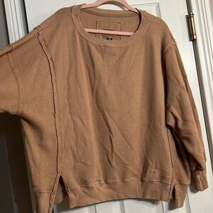 AE Oversized Big Hug Waffle Sweatshirt